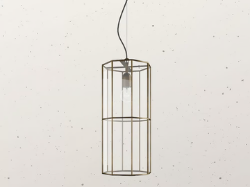RILEGATO MEDINA DPE - LED brass pendant lamp by Il Fanale - view 2